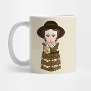 Kokeshi writer Virginia Woolf Mug